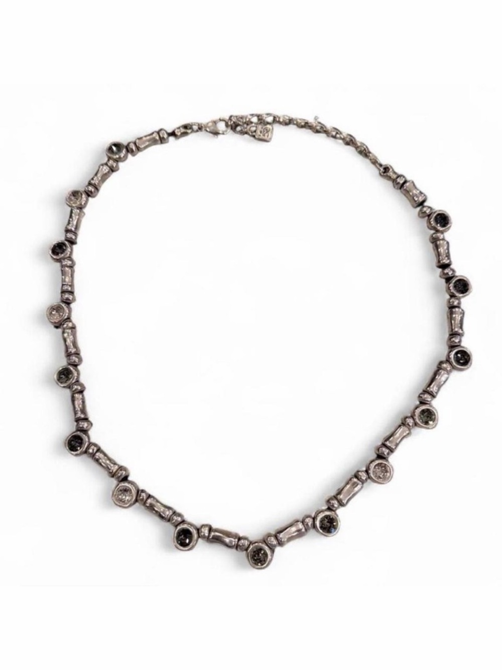 UNO de 50 Super Ego Swarovski Crystal Silver Choker Necklace